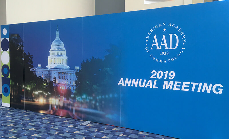 2019 AAD annual meeting in Washington, DC