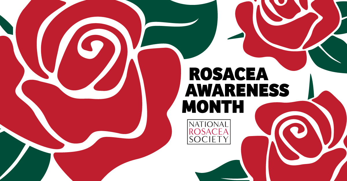 rosacea awareness month logo