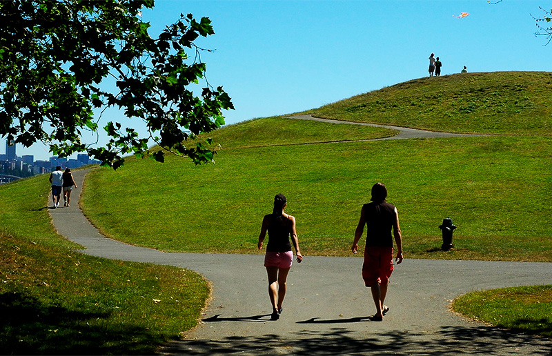 people walking