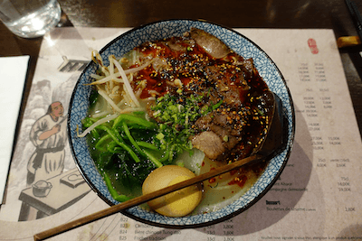 Spicy Lanzhou beef noodles